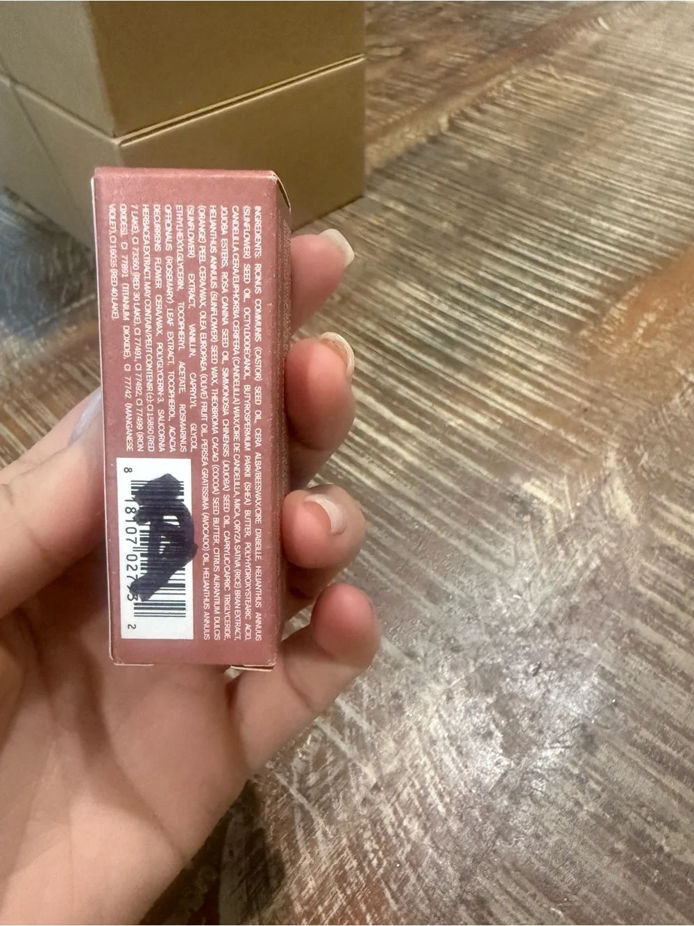 NWT ILIA Balmy Tint Hydrating Lip Balm — Warm Rose